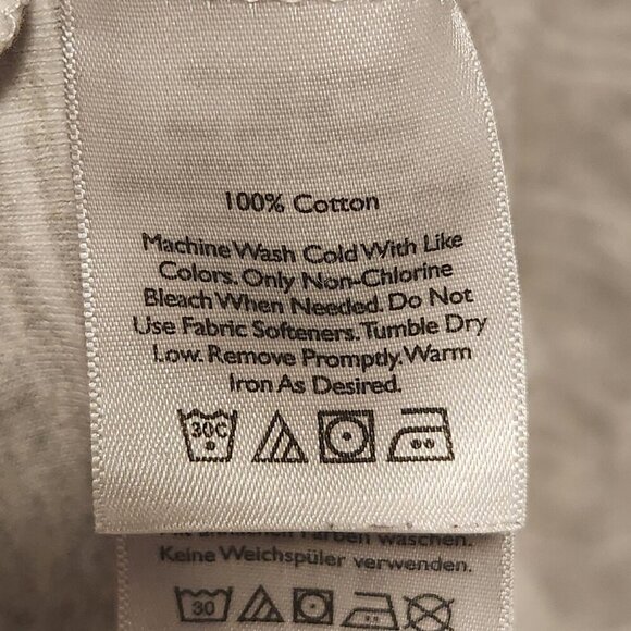 Eddie Bauer Pullover Hooded Long Sleeve Top Women's 2XL Gray/White Striped - Picture 9 of 10